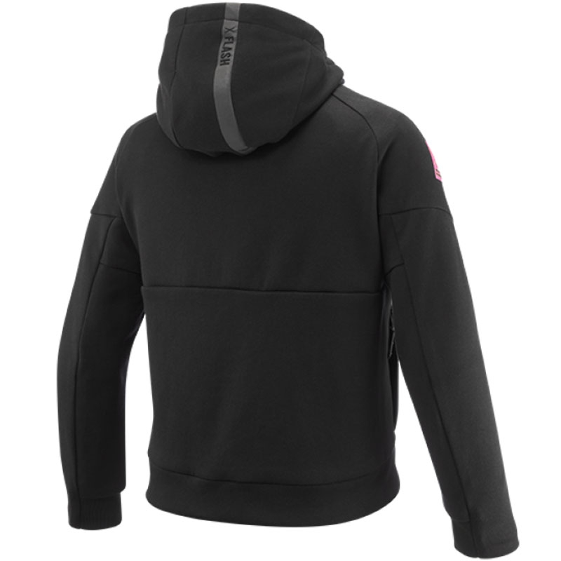 Sudadera de moto infantil IXON Touchdown negro-rosa