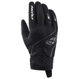 Guantes de moto para niños IXON Hurricane 2 negro-blanco