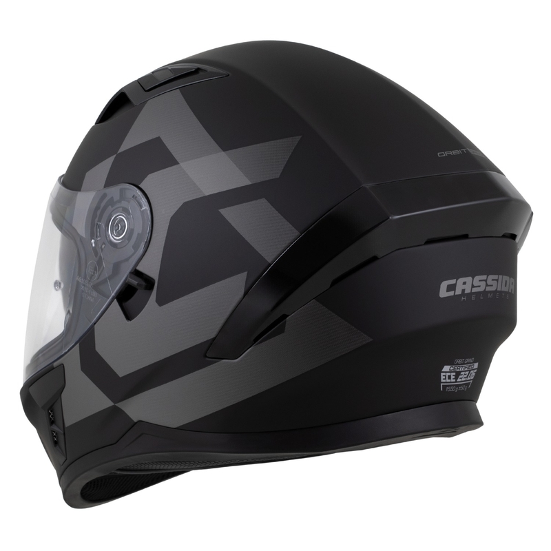 Casco integral Cassida Orbit Grind negro mate-gris