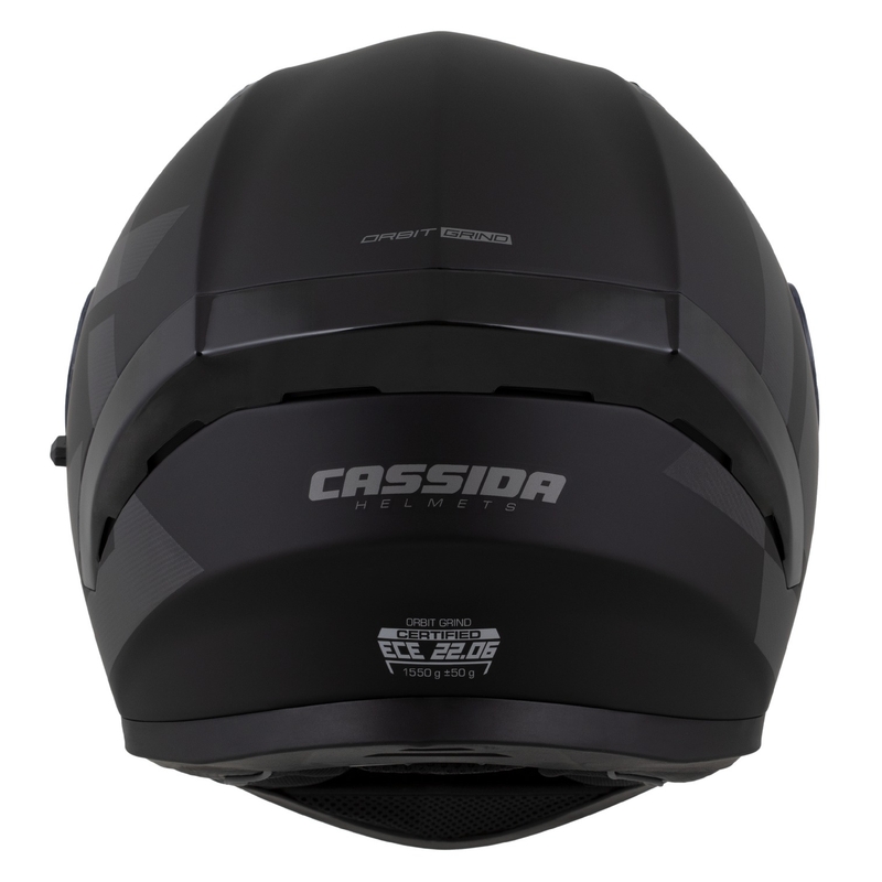 Casco integral Cassida Orbit Grind negro mate-gris