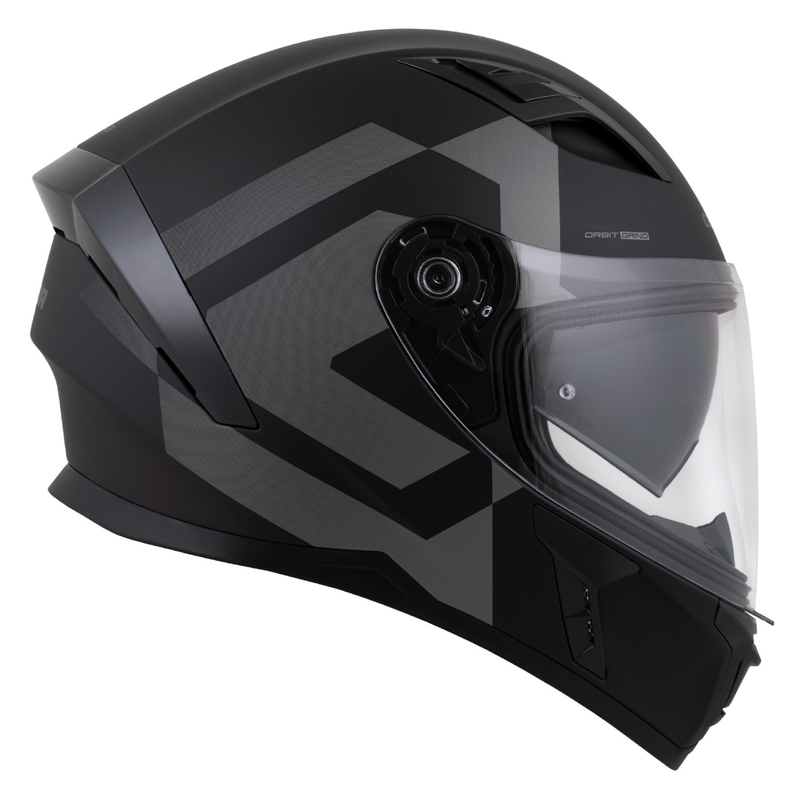 Casco integral Cassida Orbit Grind negro mate-gris