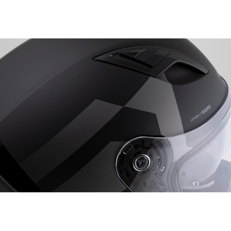 Casco integral Cassida Orbit Grind negro mate-gris