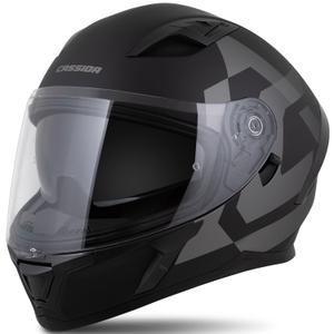 Casco integral Cassida Orbit Grind negro mate-gris