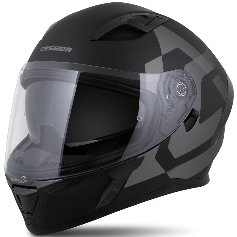 Casco integral Cassida Orbit Grind negro mate-gris
