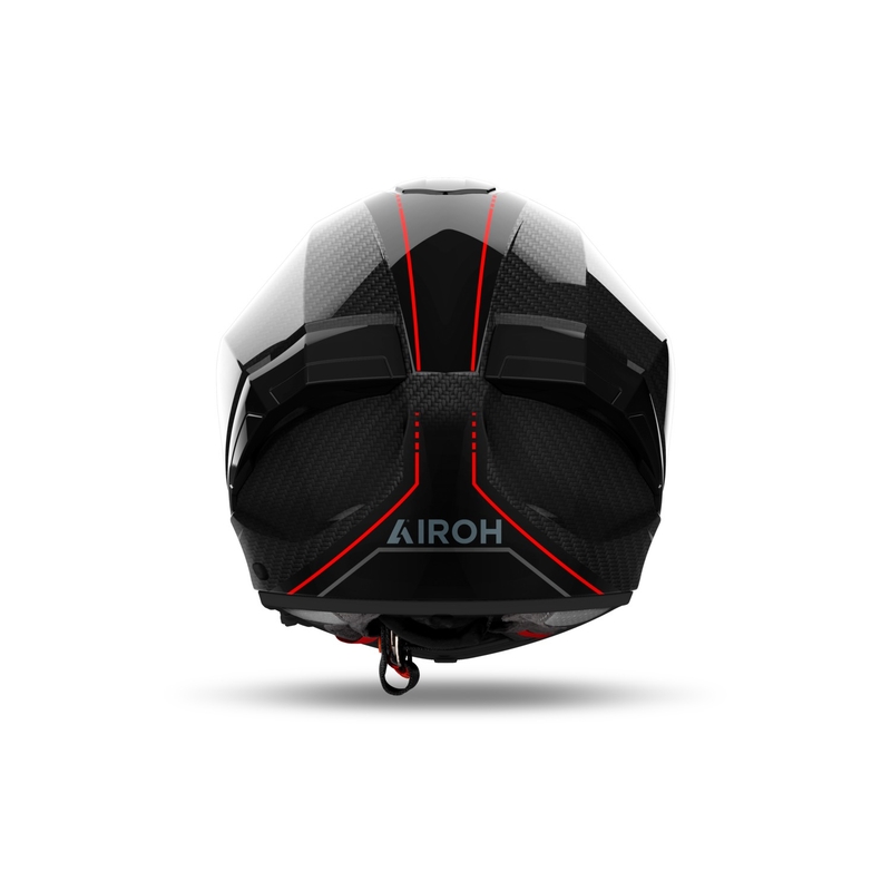 Casco integral para moto Airoh MATRYX Carbon negro brillante