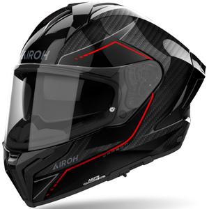 Casco integral para moto Airoh MATRYX Carbon negro brillante
