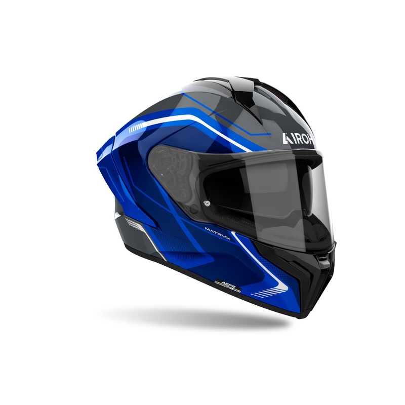 Casco integral de moto Airoh MATRYX Wide azul