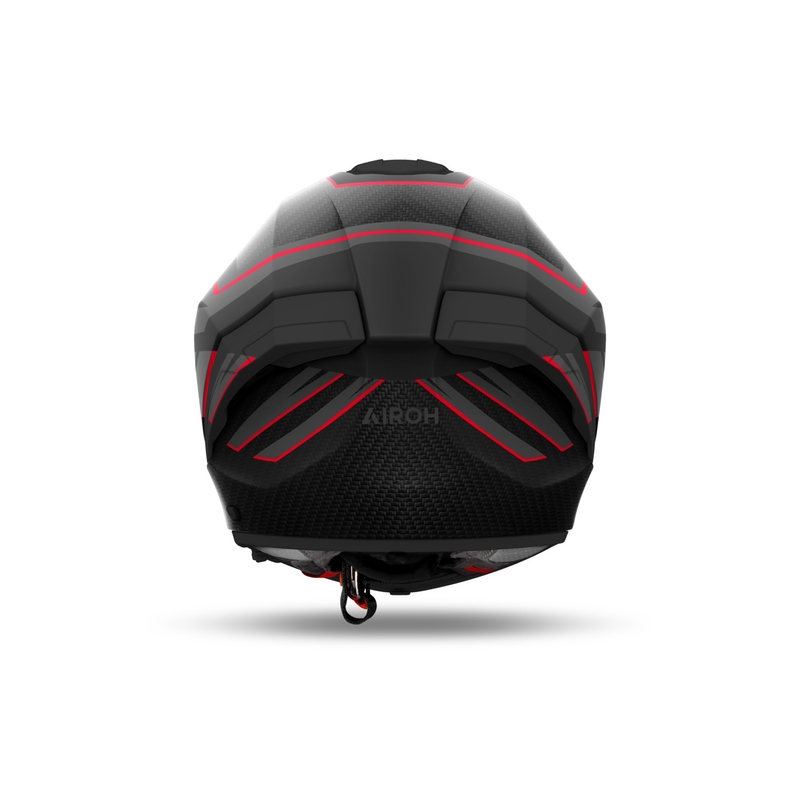 Casco integral para moto Airoh MATRYX Sentinel rojo mate