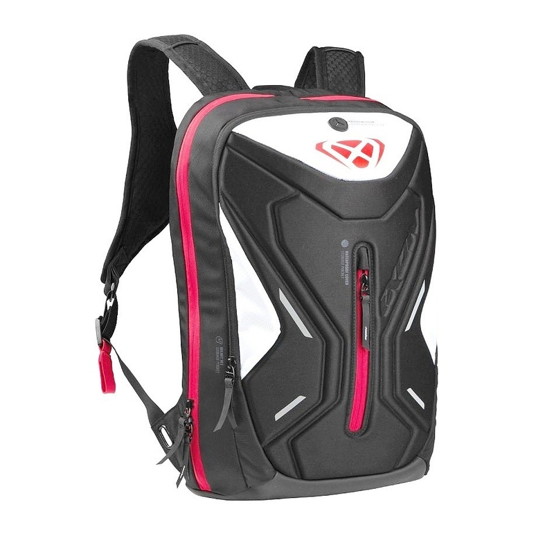 Mochila para moto IXON R-Laser 25 l negro-blanco-rojo