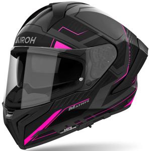 Casco integral para moto Airoh MATRYX Rocket rosa mate