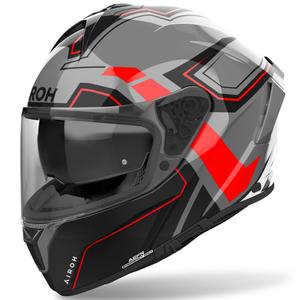 Casco integral para moto Airoh SPARK 2 Dart rojo brillante