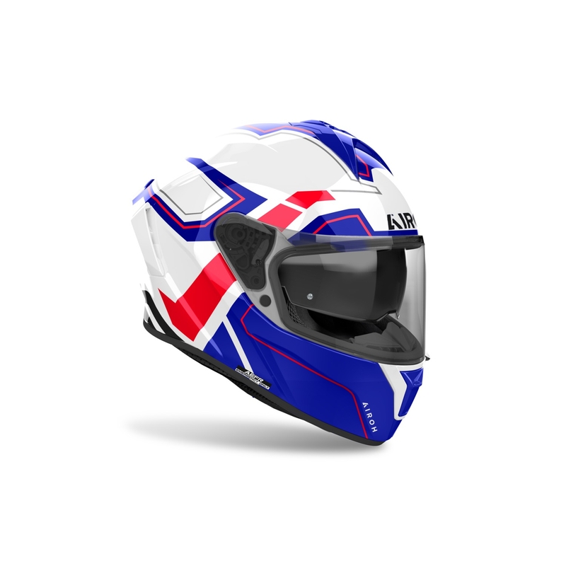 Casco integral para moto Airoh SPARK 2 Dart azul-rojo brillante