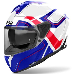 Casco integral para moto Airoh SPARK 2 Dart azul-rojo brillante
