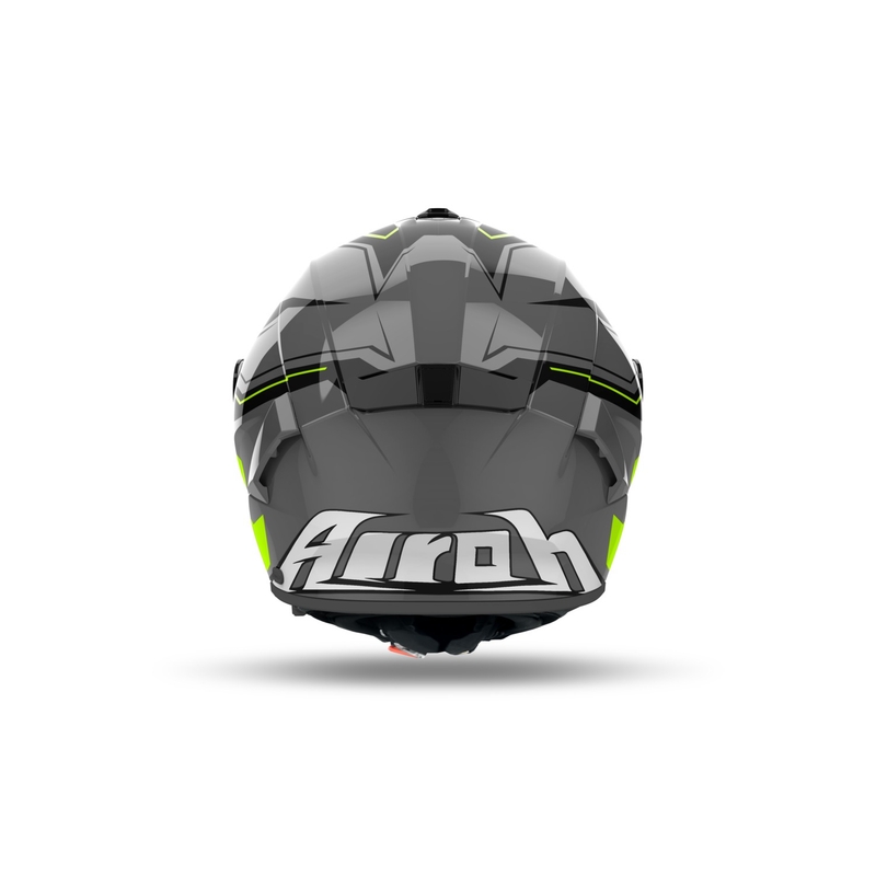 Casco integral para motocicleta Airoh SPARK 2 Dart amarillo brillante