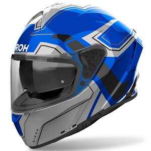 Casco integral para moto Airoh SPARK 2 Dart azul brillante