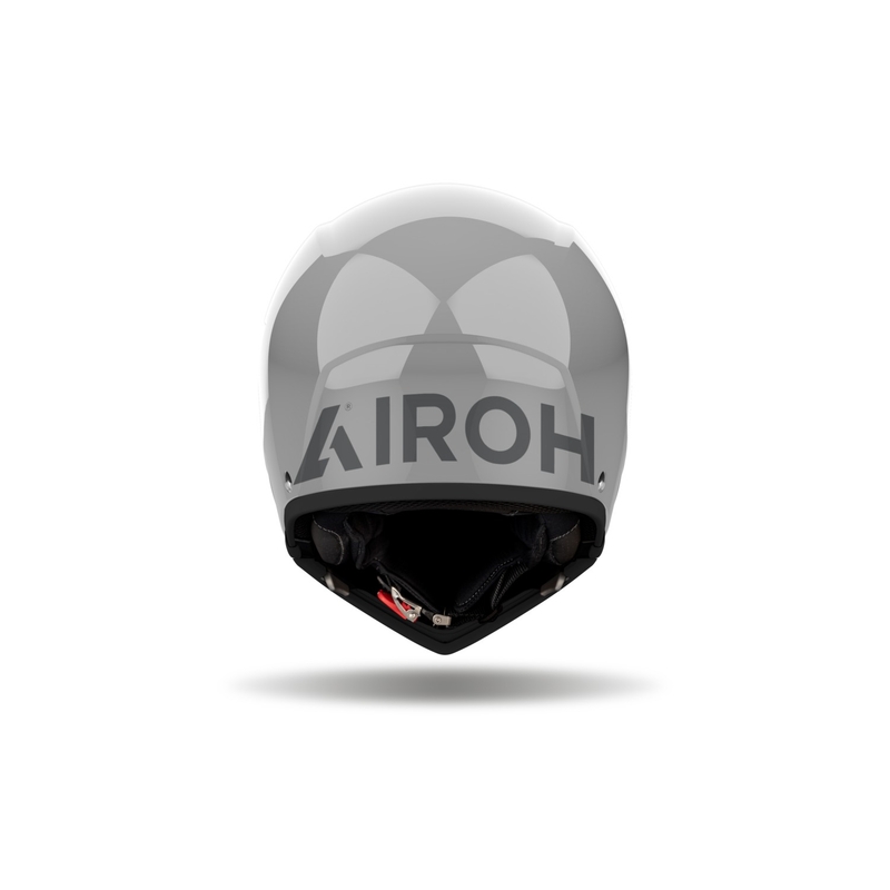 Casco de moto modular Airoh J110 Color gris cemento brillante