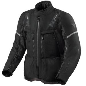 Chaqueta de moto Revit Sand 5 H2O negra-antracita