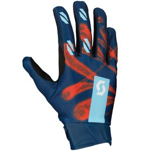 Guantes de motocross SCOTT EVO DIRT azul-rojo