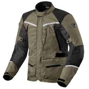Chaqueta de moto Revit Voltiac 3 H2O verde-gris