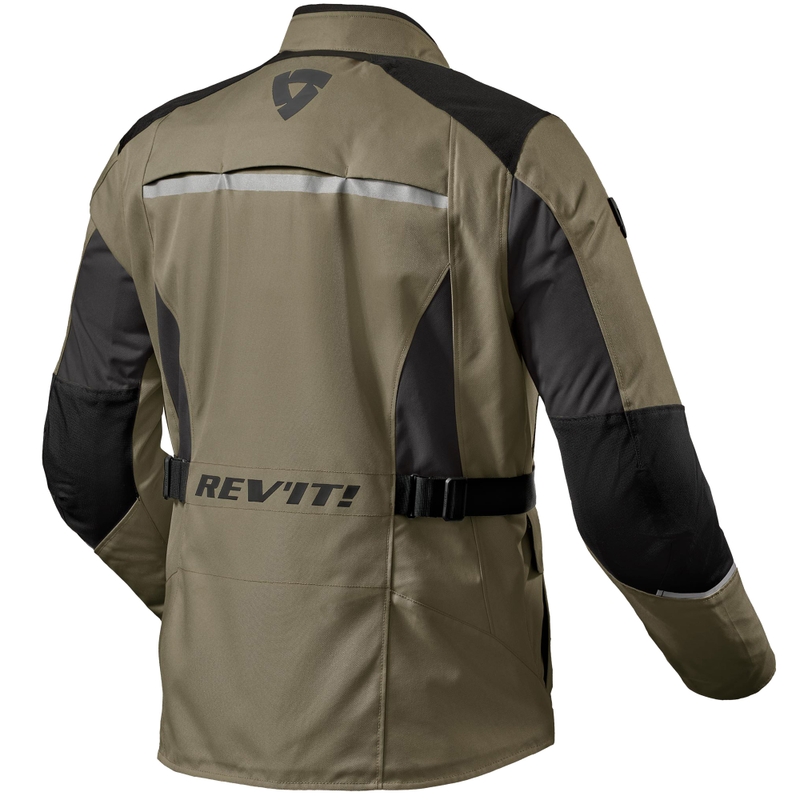 Chaqueta de moto Revit Voltiac 3 H2O verde-gris