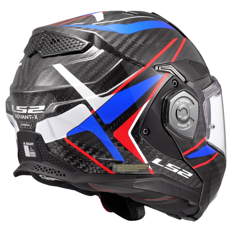 Casco de moto LS2 FF901 Advant XC Future II blanco-azul