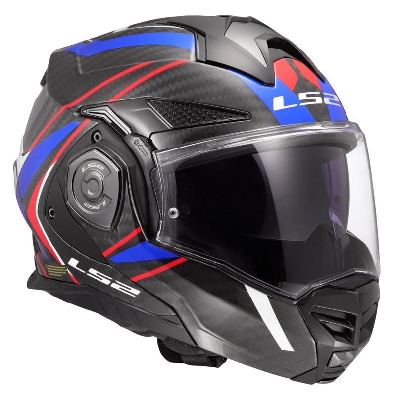 Casco de moto LS2 FF901 Advant XC Future II blanco-azul
