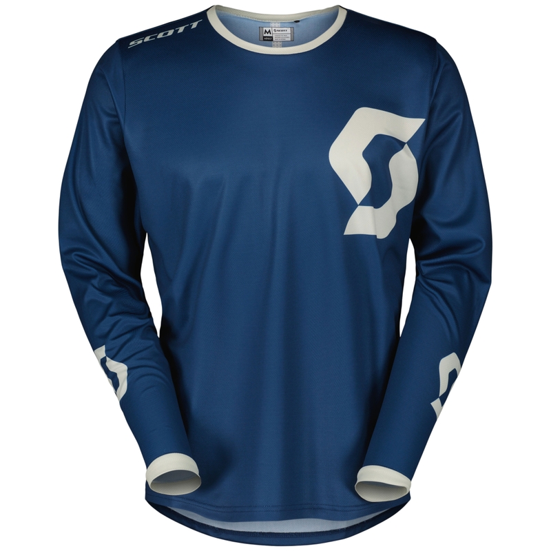 Camiseta de motocross SCOTT Compete azul-gris liquidación