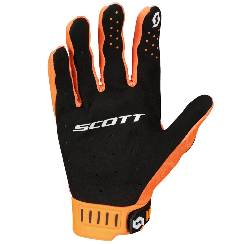 Guantes de motocross SCOTT Podium PRO naranja-negro liquidación