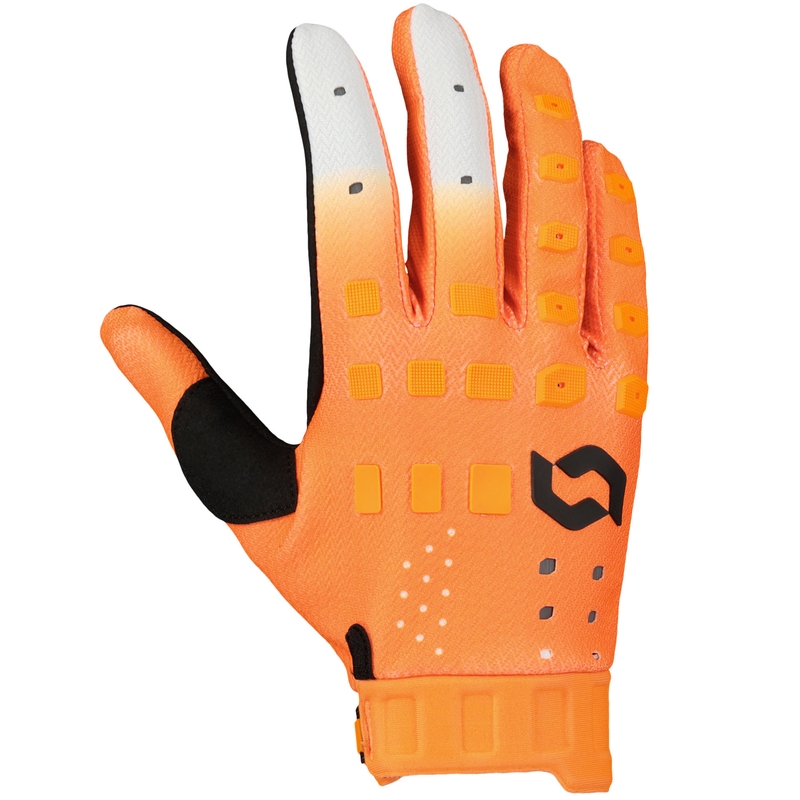 Guantes de motocross SCOTT Podium PRO naranja-negro liquidación