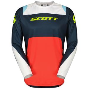 Camiseta de motocross SCOTT EVO Race azul-roja