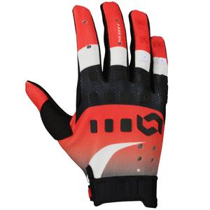 Guantes de motocross SCOTT Podium PRO rojo-negro
