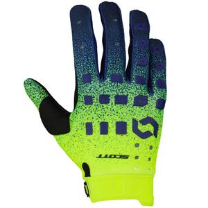 Guantes de motocross SCOTT Podium PRO morado-azul-amarillo fluo