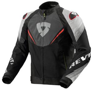 Chaqueta de moto Revit Quantum 3 Air gris-roja