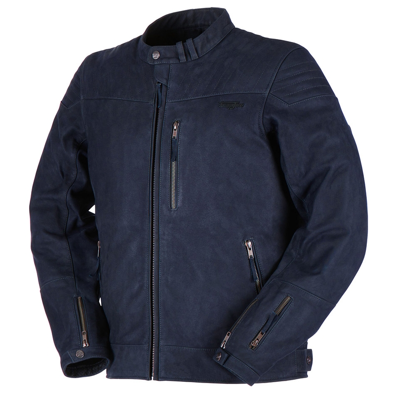 Chaqueta de cuero Furygan Clint Evo azul