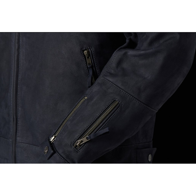 Chaqueta de cuero Furygan Clint Evo azul