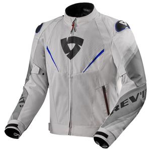 Chaqueta de moto Revit Quantum 3 Air azul plateado