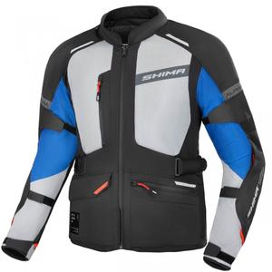Chaqueta de moto Shima Alpha azul