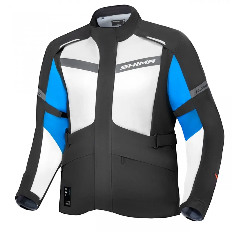 Chaqueta de moto Shima Alpha azul