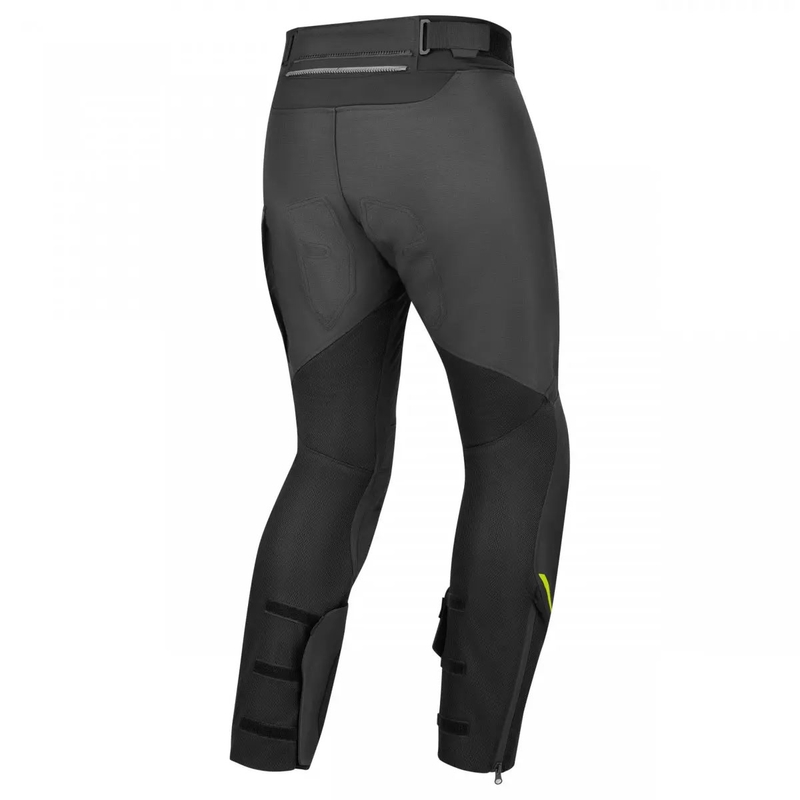 Pantalones de moto Shima Alpha negro-gris-amarillo fluo