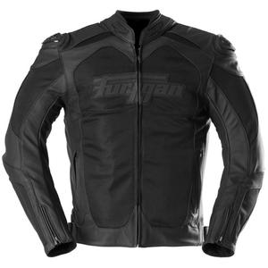Chaqueta de moto de cuero Furygan Speed Mesh 3 negra