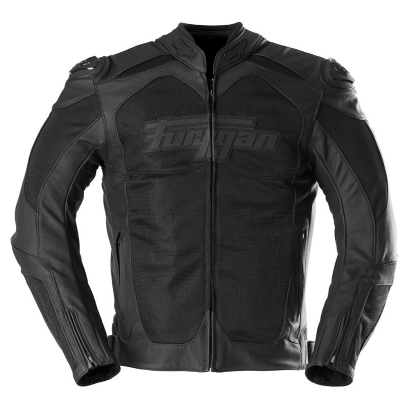Chaqueta de moto de cuero Furygan Speed Mesh 3 negra