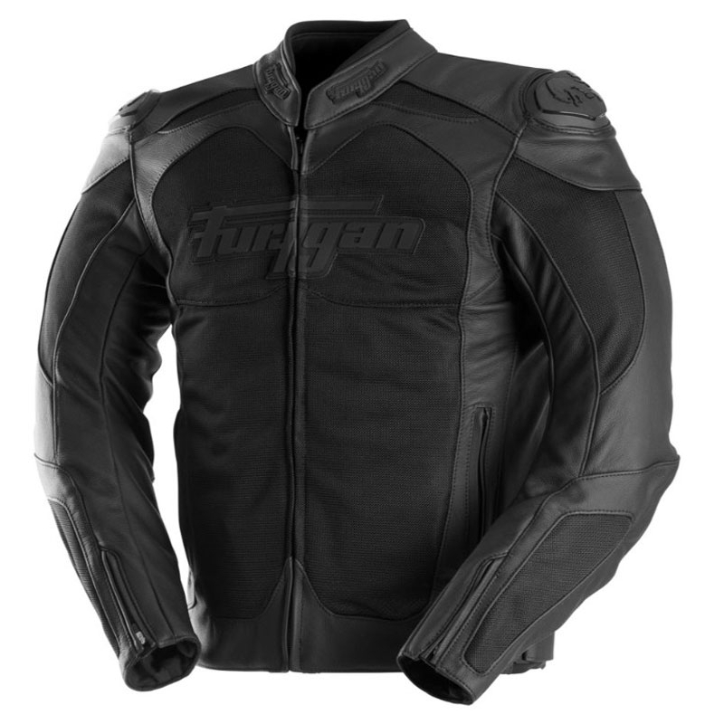 Chaqueta de moto de cuero Furygan Speed Mesh 3 negra
