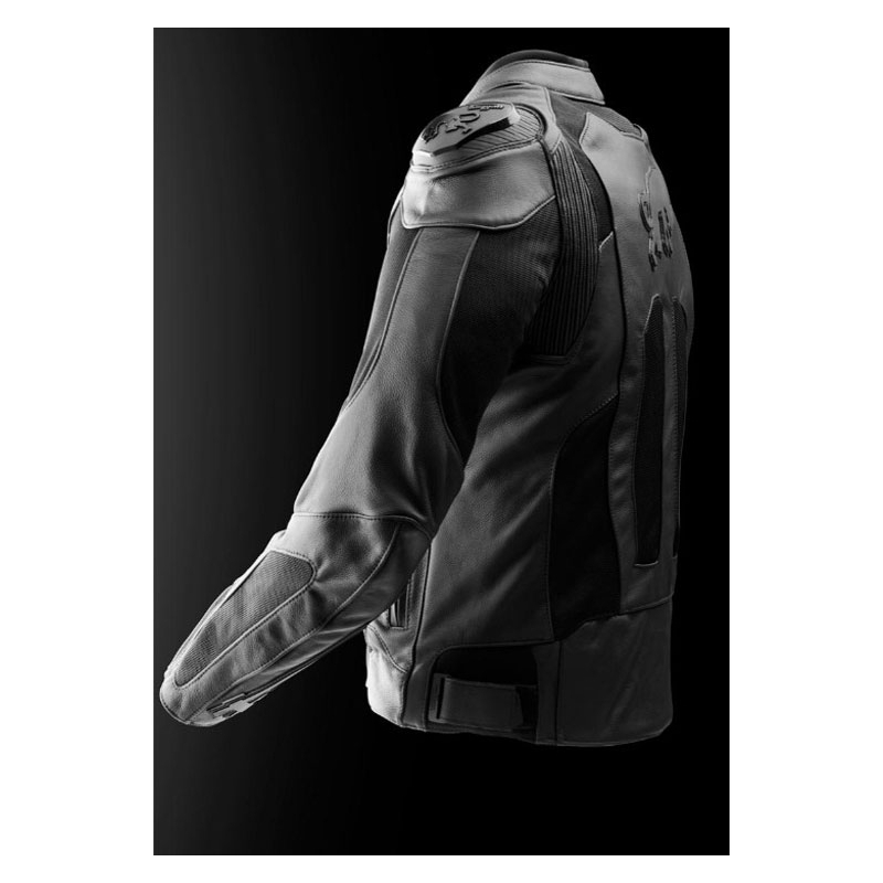 Chaqueta de moto de cuero Furygan Speed Mesh 3 negra