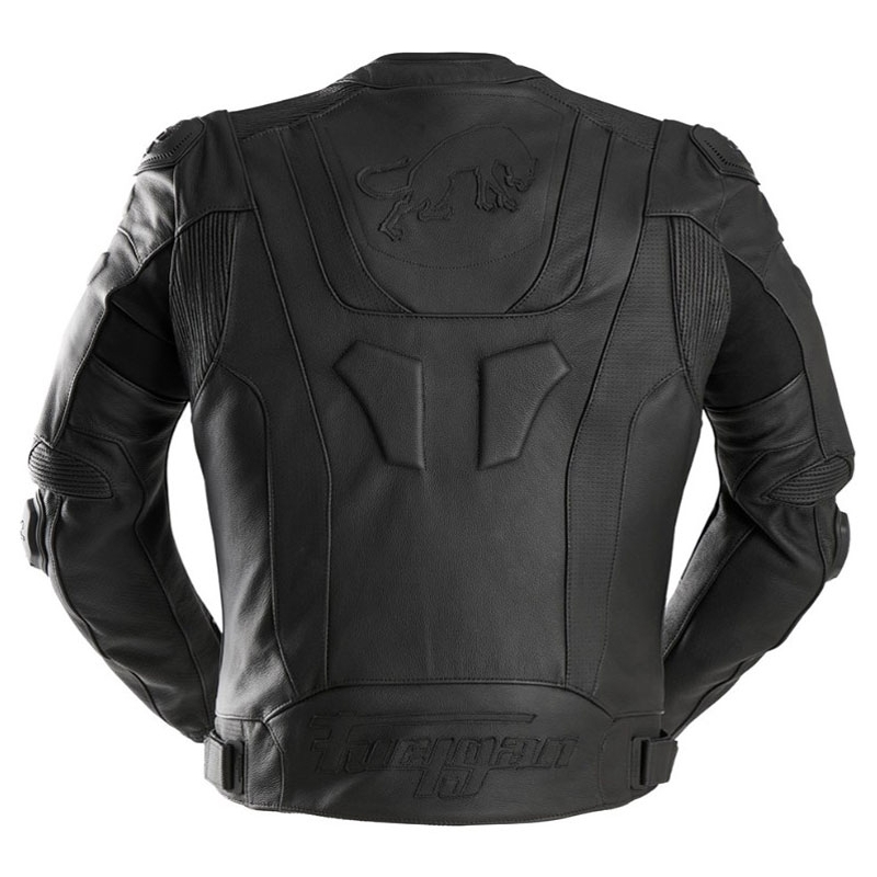 Chaqueta de cuero para moto Furygan Ghost Evo negra
