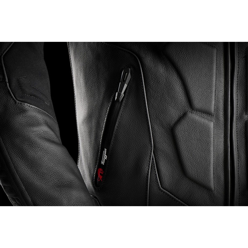 Chaqueta de cuero para moto Furygan Ghost Evo negra