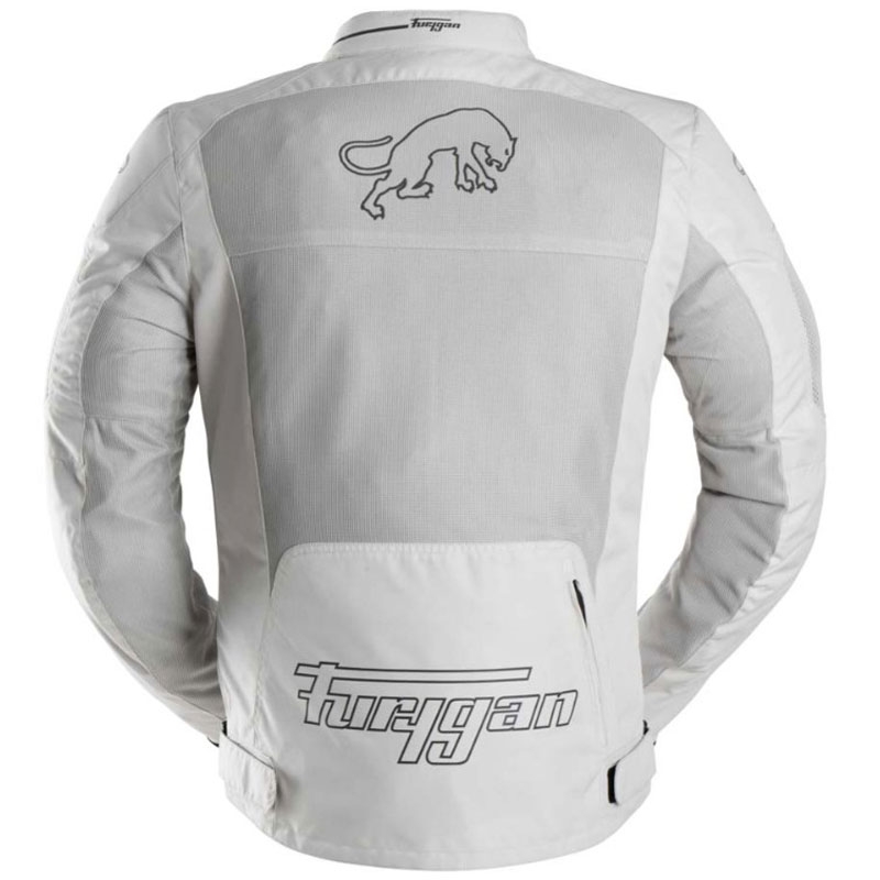 Chaqueta de moto Furygan Aquilon beige-gris