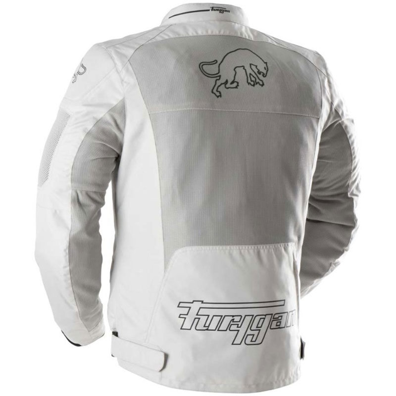 Chaqueta de moto Furygan Aquilon beige-gris