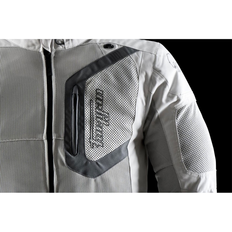 Chaqueta de moto Furygan Aquilon beige-gris
