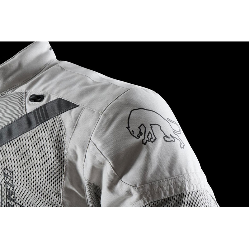 Chaqueta de moto Furygan Aquilon beige-gris