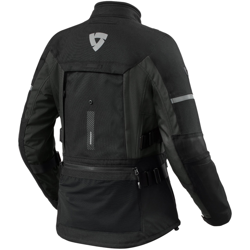 Chaqueta de moto para mujer Revit Sand 5 H2O negro-antracita